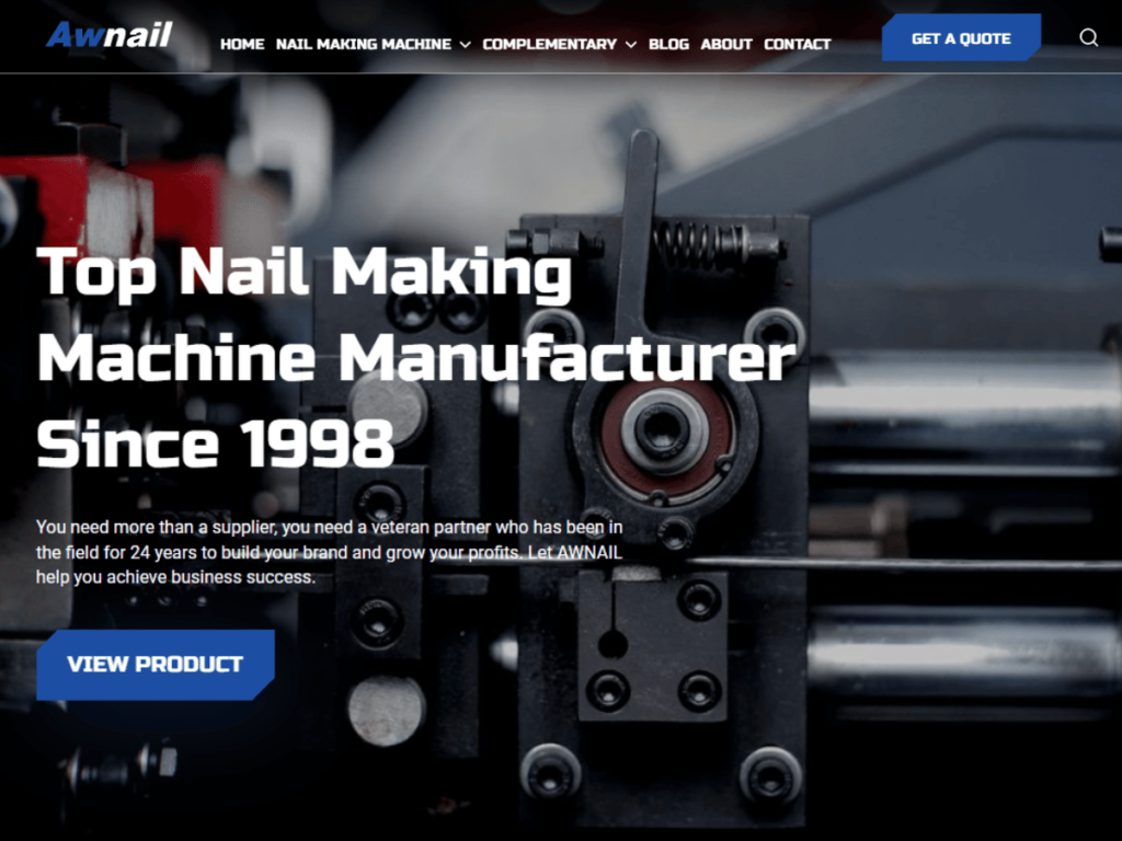 Unveiling China's Top 8 Nail Making Machine Manufacturers 1